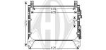 Condensatore, Climatizzatore PER Klimaprodukte KondensatorenDAL SSANG YONG REXTON RX 05/20