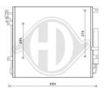 Condensatore, Climatizzatore PER Klimaprodukte KondensatorenDAL Land ROVER DISCOVERY III