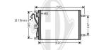 Condensatore, Climatizzatore PER Klimaprodukte KondensatorenDAL NISSAN MICRA III 09/2003
