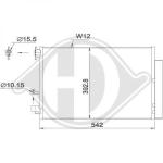 Condensatore, Climatizzatore PER Dacia Sandero Stepway 12-13DAL DACIA DOKKER 11/2012