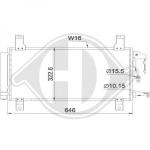 Condensatore, Climatizzatore PER Mazda 6 05-07DAL MAZDA 6 2002-2007