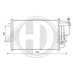 Condensatore, Climatizzatore PER Klimaprodukte KondensatorenDAL MAZDA 3 ab 2009