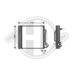 Condensatore, Climatizzatore PER Mercedes Smart Coupe/Cabrio 98-06DAL SMART ForTwo/Carbrio