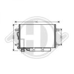 Condensatore, Climatizzatore PER Mercedes E-Kl.E220-500 W211 02-06DAL E-Klasse W-211/ CLS C219