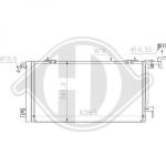 Condensatore, Climatizzatore PER Peugeot 306 II Lim/Break 97-01DAL PEUG 306 03/1998