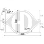 Condensatore, Climatizzatore PER Renault Modus/Grand Modus 08->>DAL RENAULT CLIO 3 06/2005