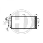 Condensatore, Climatizzatore PER Nissan NV 400 11->>DAL REN. MASTER III 02/2010->>