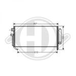 Condensatore, Climatizzatore PER Klimaprodukte KondensatorenDAL SUBARU FORESTER 09/2002