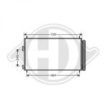 Condensatore, Climatizzatore PER Klimaprodukte KondensatorenDAL TOYOTA RAV 4 11/2005