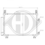 Condensatore, Climatizzatore PER Klimaprodukte KondensatorenDAL TOYOTA LANDCRUISER 08/2009