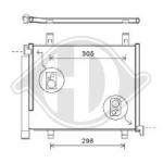 Condensatore, Climatizzatore PER Klimaprodukte KondensatorenDAL VW UP 08/2011->>