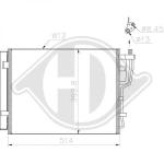 Condensatore, Climatizzatore PER Kia Ceed Lim./Sportwagon 06-09DAL HYUNDAI I30 / KIA Seed