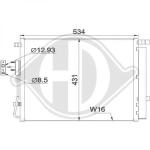 Condensatore, Climatizzatore PER Klimaprodukte KondensatorenDAL HYUNDAI SANTA FE 08/2012