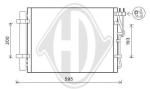 Condensatore, Climatizzatore PER Klimaprodukte KondensatorenDAL KIA VENGA 02/2010
