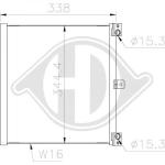 Condensatore, Climatizzatore PER Klimaprodukte KondensatorenDAL PORSCHE 911  2012->>