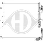 Condensatore, Climatizzatore PER Klimaprodukte KondensatorenDAL MAZDA 3 1,6MZR CD