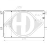 Condensatore, Climatizzatore PER Klimaprodukte KondensatorenDAL VW Amarok  09.2010->>