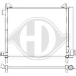 Condensatore, Climatizzatore PER Klimaprodukte KondensatorenDAL NISSAN Micra K13