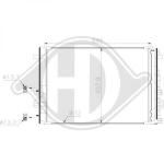 Condensatore, Climatizzatore PER Mercedes B-Klasse W246 11-14DAL MERCEDES A-Klasse 176