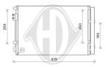 Condensatore, Climatizzatore PER Klimaprodukte KondensatorenDAL HYUNDAI Avccent IV 1,4i