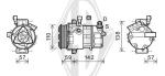 Compressore, Climatizzatore PER Klimaprodukte KlimakompressorDAL ALFA MITO 08/2008