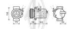 Compressore, Climatizzatore PER Klimaprodukte KlimakompressorDAL CHEVROLET CAPTIVA 06/2006