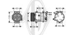 Compressore, Climatizzatore PER Klimaprodukte KlimakompressorDAL CITR C3 2004