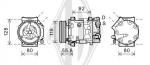 Compressore, Climatizzatore PER Klimaprodukte KlimakompressorDAL CITR C5 III 06/2009