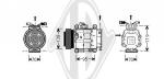 Compressore, Climatizzatore PER Klimaprodukte KlimakompressorDAL FIAT BARCHETTA 03/1996