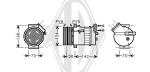 Compressore, Climatizzatore PER Klimaprodukte KlimakompressorDAL FIAT CROMA III 06/2005