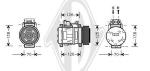 Compressore, Climatizzatore PER Klimaprodukte KlimakompressorDAL Mercedes S-Klasse W-140