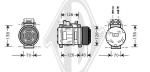 Compressore, Climatizzatore PER Klimaprodukte KlimakompressorDAL Mercedes S-Klasse W-140