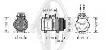 Compressore, Climatizzatore PER Klimaprodukte KlimakompressorDAL Mercedes S-Klasse W-220