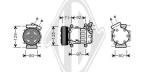 Compressore, Climatizzatore PER Klimaprodukte KlimakompressorDAL RENAULT CLIO 3 01/2003