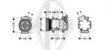 Compressore, Climatizzatore PER Klimaprodukte KlimakompressorDAL RENAULT CLIO III 1,2 16V