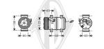 Compressore, Climatizzatore PER Klimaprodukte KlimakompressorDAL VOLVO 70 SERIE 03/1998