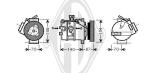 Compressore, Climatizzatore PER Klimaprodukte KlimakompressorDAL VOLVO XC90 I  3,2 AWD