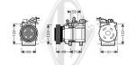 Compressore, Climatizzatore PER Klimaprodukte KlimakompressorDAL HYUNDAI TRAJET 03/2000