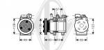 Compressore, Climatizzatore PER Klimaprodukte KlimakompressorDAL HYUNDAI H200 07/2001