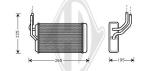 Scambiatore calore, Riscaldamento abitacolo PER Klimaprodukte HeizungskÃ¼hlerDAL ROVER 100 10/1990