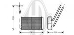 Scambiatore calore, Riscaldamento abitacolo PER Klimaprodukte HeizungskÃ¼hlerDAL ROVER FREELANDER II 2000