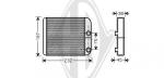 Scambiatore calore, Riscaldamento abitacolo PER Klimaprodukte HeizungskÃ¼hlerDAL VOLVO S40 / V40 03/1998