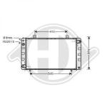 Radiatore, Raffreddamento motore PER Klimaprodukte KuehlerDAL SAAB 900 01/1985