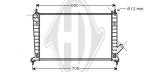 Radiatore, Raffreddamento motore PER Klimaprodukte KuehlerDAL SAAB 9-5 09/1997