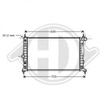 Radiatore, Raffreddamento motore PER Klimaprodukte KuehlerDAL SAAB 9-5 01/1998