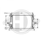 Radiatore, Raffreddamento motore PER Klimaprodukte KuehlerDAL VOLVO S60/S80/V70II