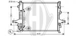 Radiatore, Raffreddamento motore PER Klimaprodukte KuehlerDAL VOLVO XC90 10/2002