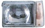 Faro Fanale Proiettore R2 Asimmetrico Reg. Manuale Fiat Panda 750 1986_03-2003_08 Destro 33100-SR3-B01