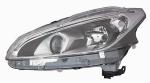 FARO PEUGEOT 208 2015 H7-H7-PY21WSV C/LUCE DIURNA A LED PARABOLA NERA DX