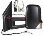 RETROVISORE MERCEDES SPRINTER 2018 ELETT. TERM. BRACCIO LUNGO (23.60) C/FAN. 3 CONNETTORI 9PIN NERO DX